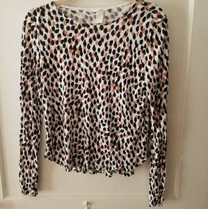 H&M Printed Long Sleeve Shirt